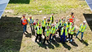 Visita Elis all'impanto Luco 1 di Comunità Energetiche S.p.A.