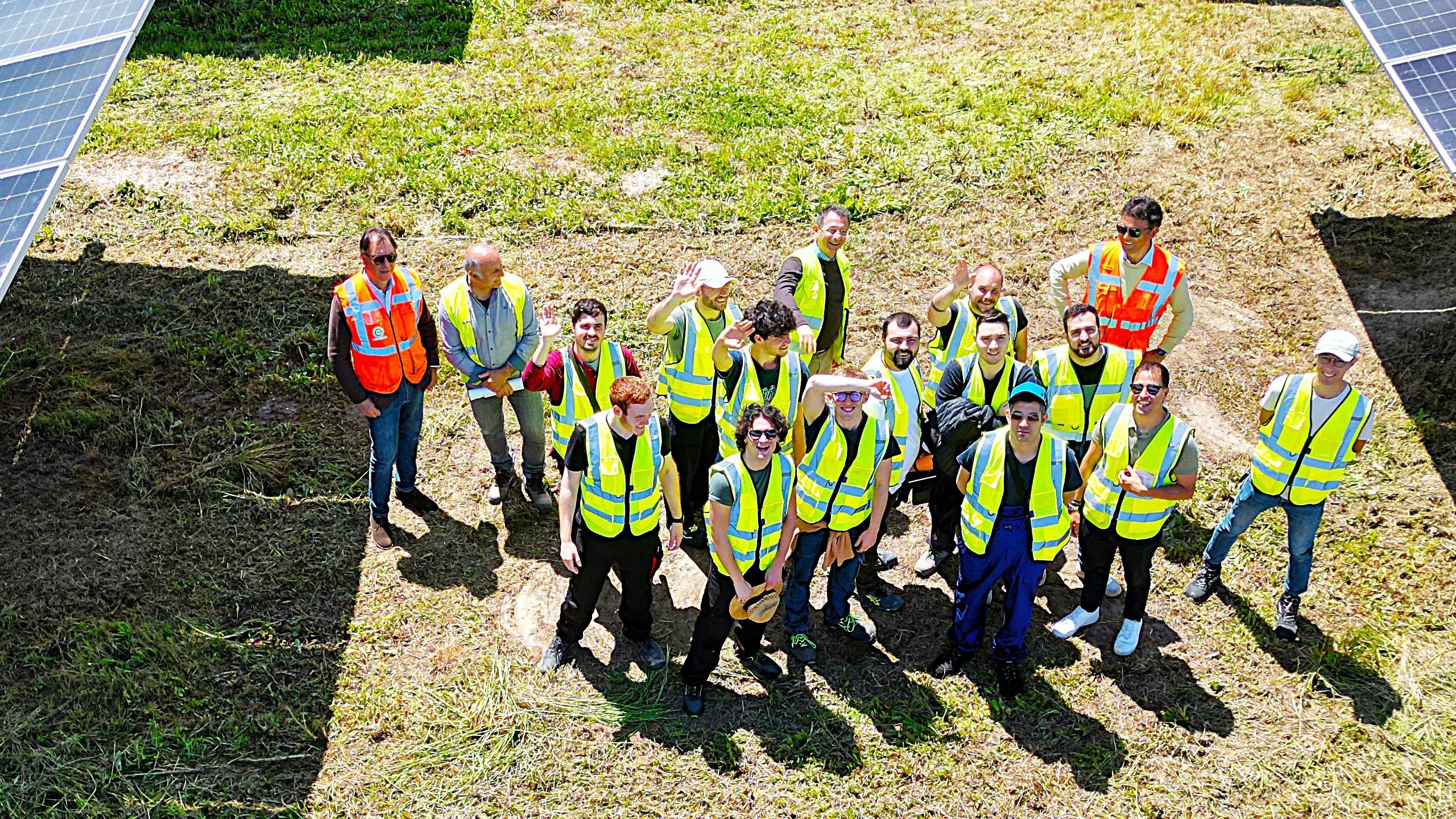 Visita Elis all'impanto Luco 1 di Comunità Energetiche S.p.A.